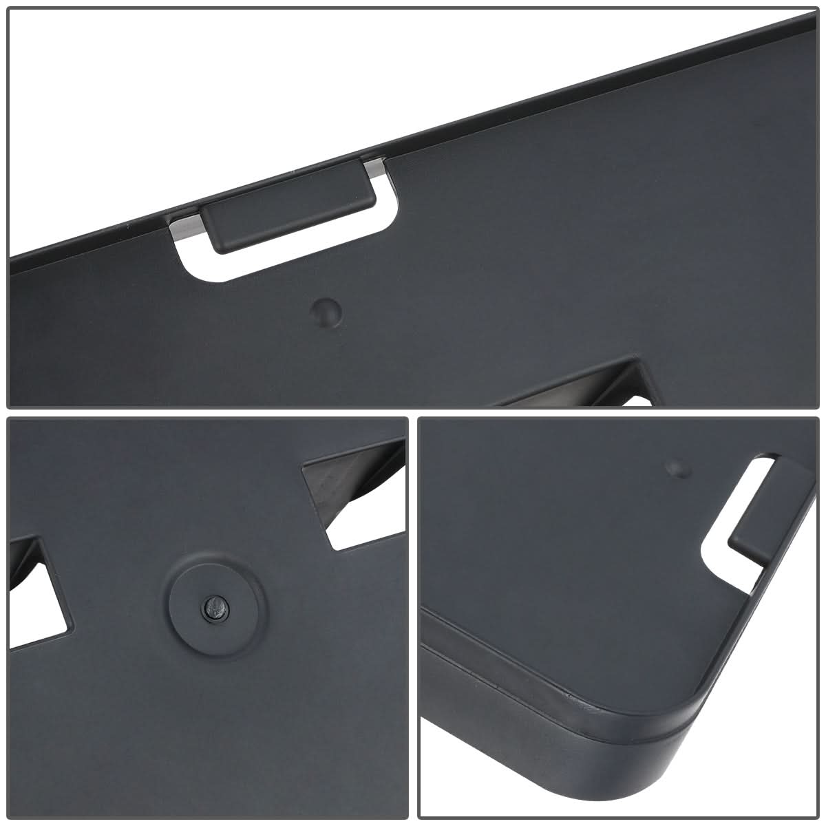 09-13 Toyota Corolla Front License Plate Mounting Bracket - Black