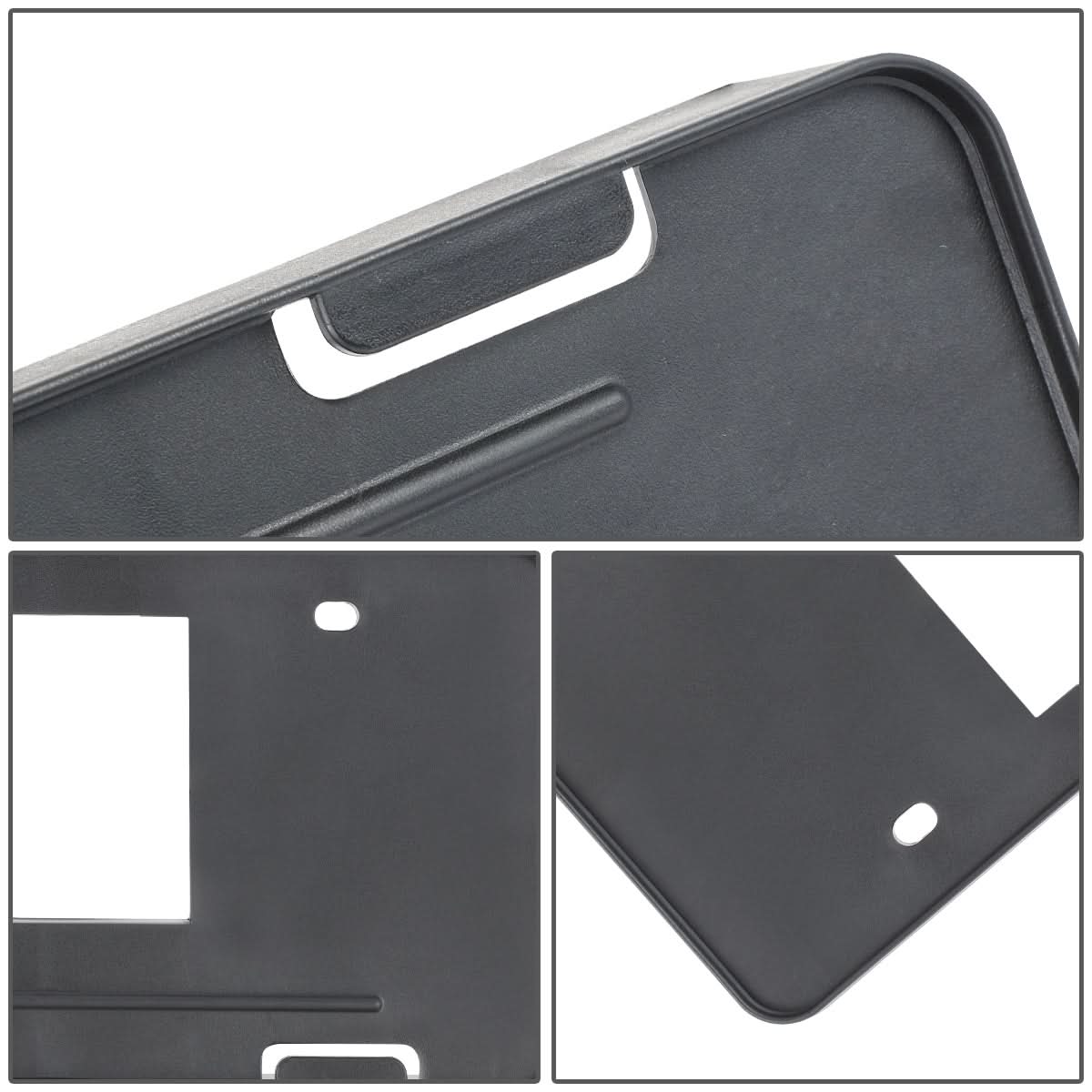 2011-2017 Toyota Sienna License Plate Mounting Bracket - Front Black