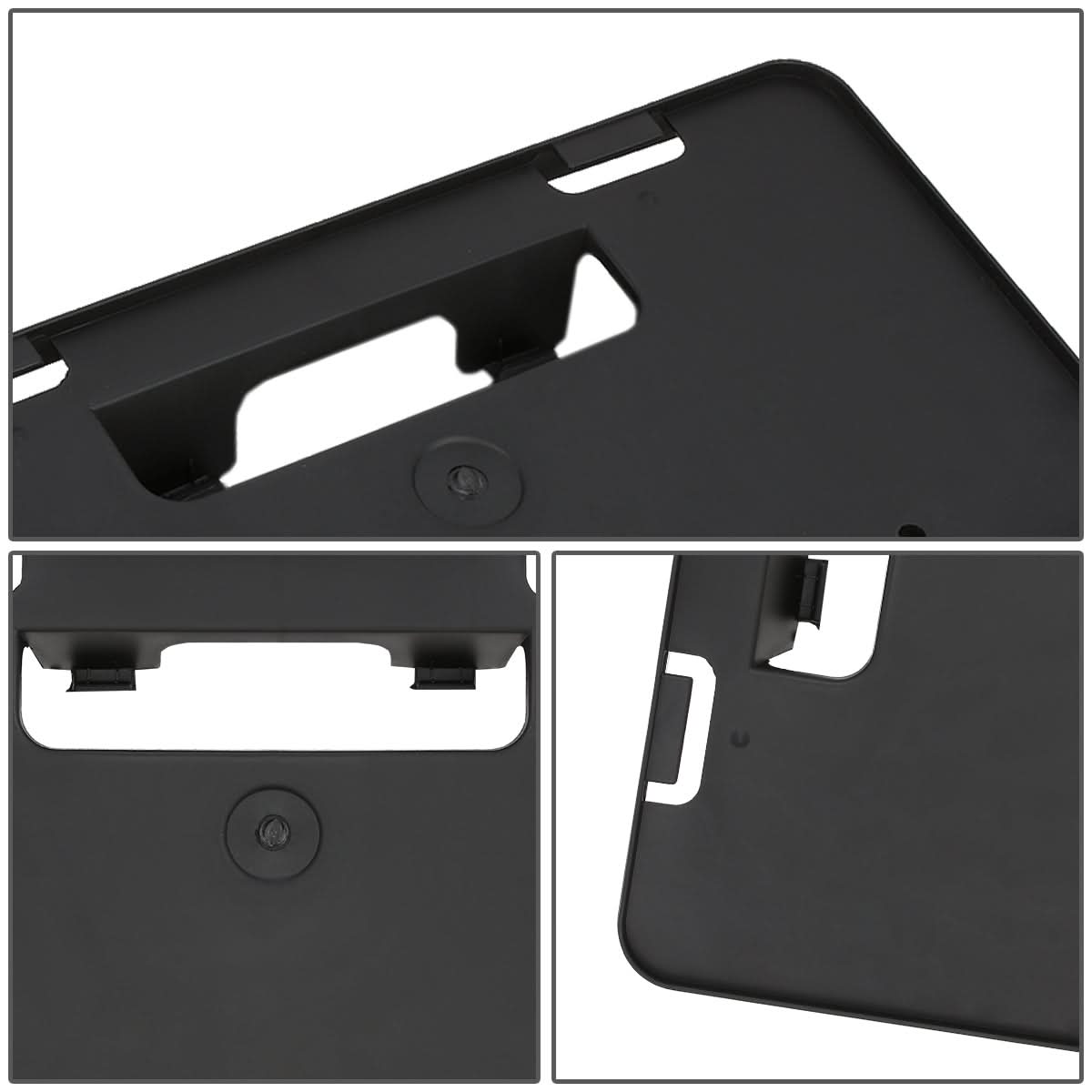 2014-2016 Toyota Corolla Front License Plate Mounting Bracket Black