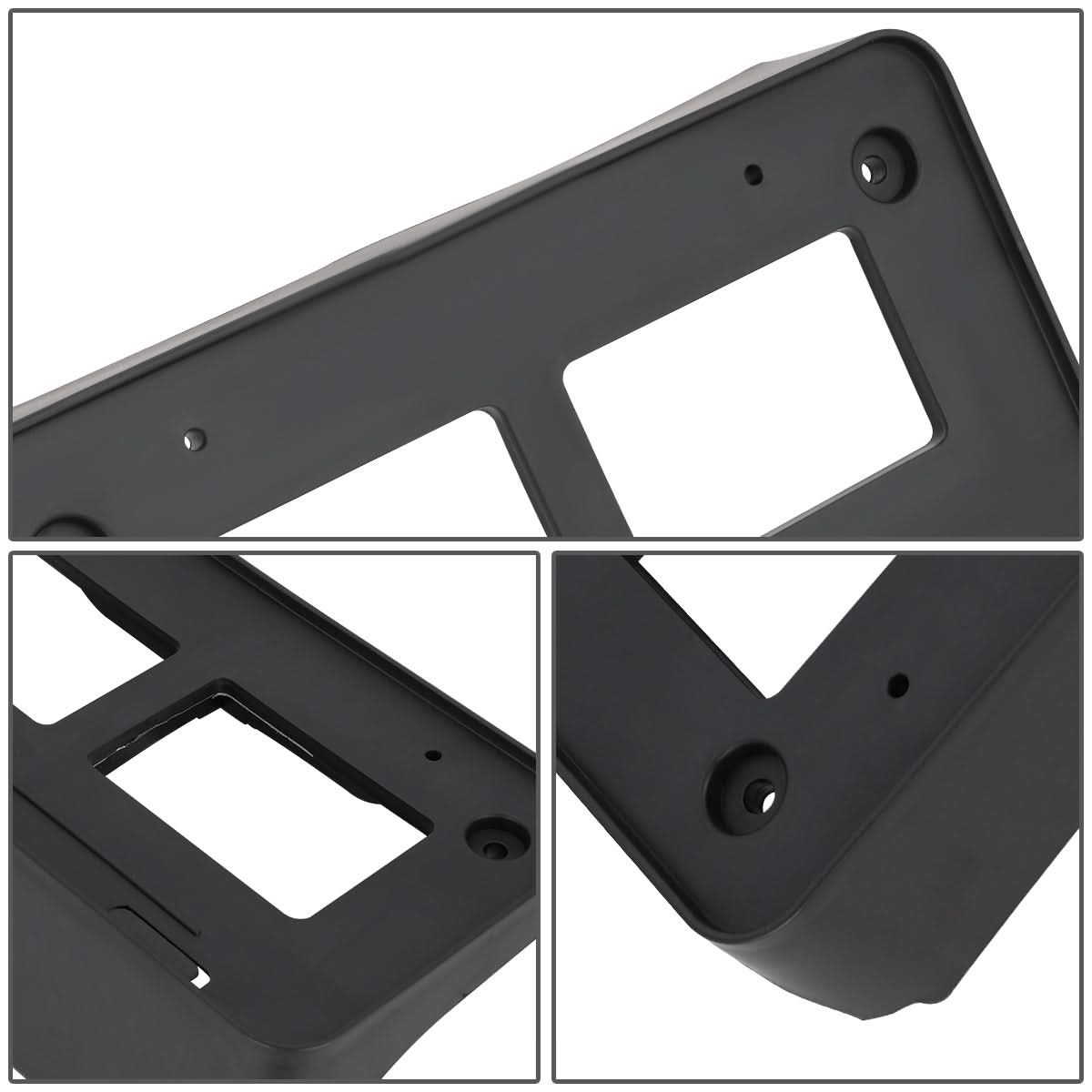 2016-2021 Toyota Tacoma Front License Plate Mounting Bracket Black