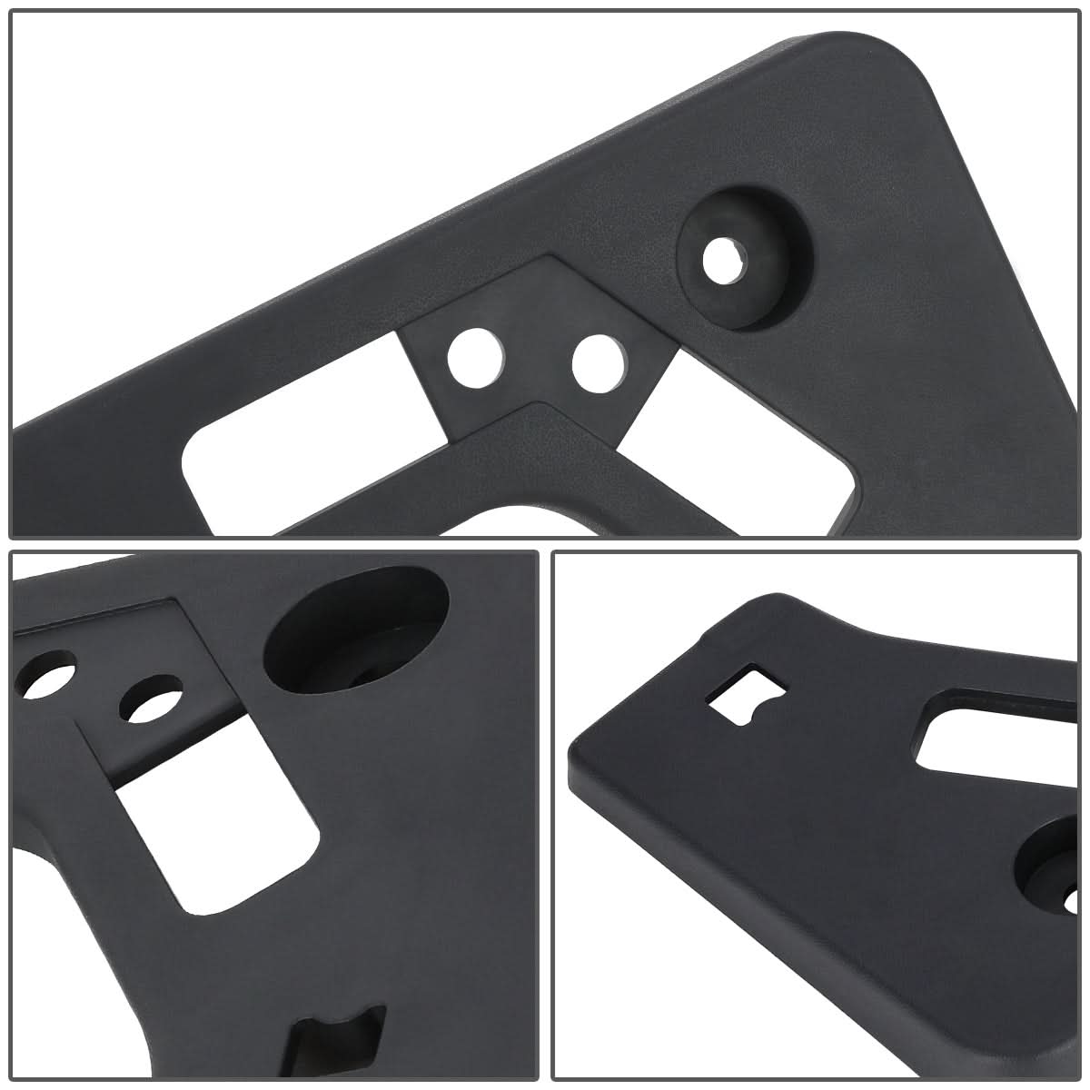 2016-2018 Toyota Prius Front License Plate Mounting Bracket - Black