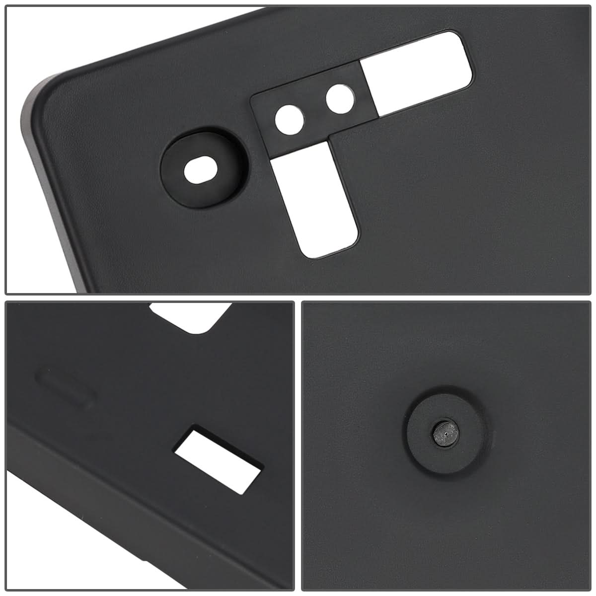 2016-2018 Toyota Corolla Front License Plate Mounting Bracket Black