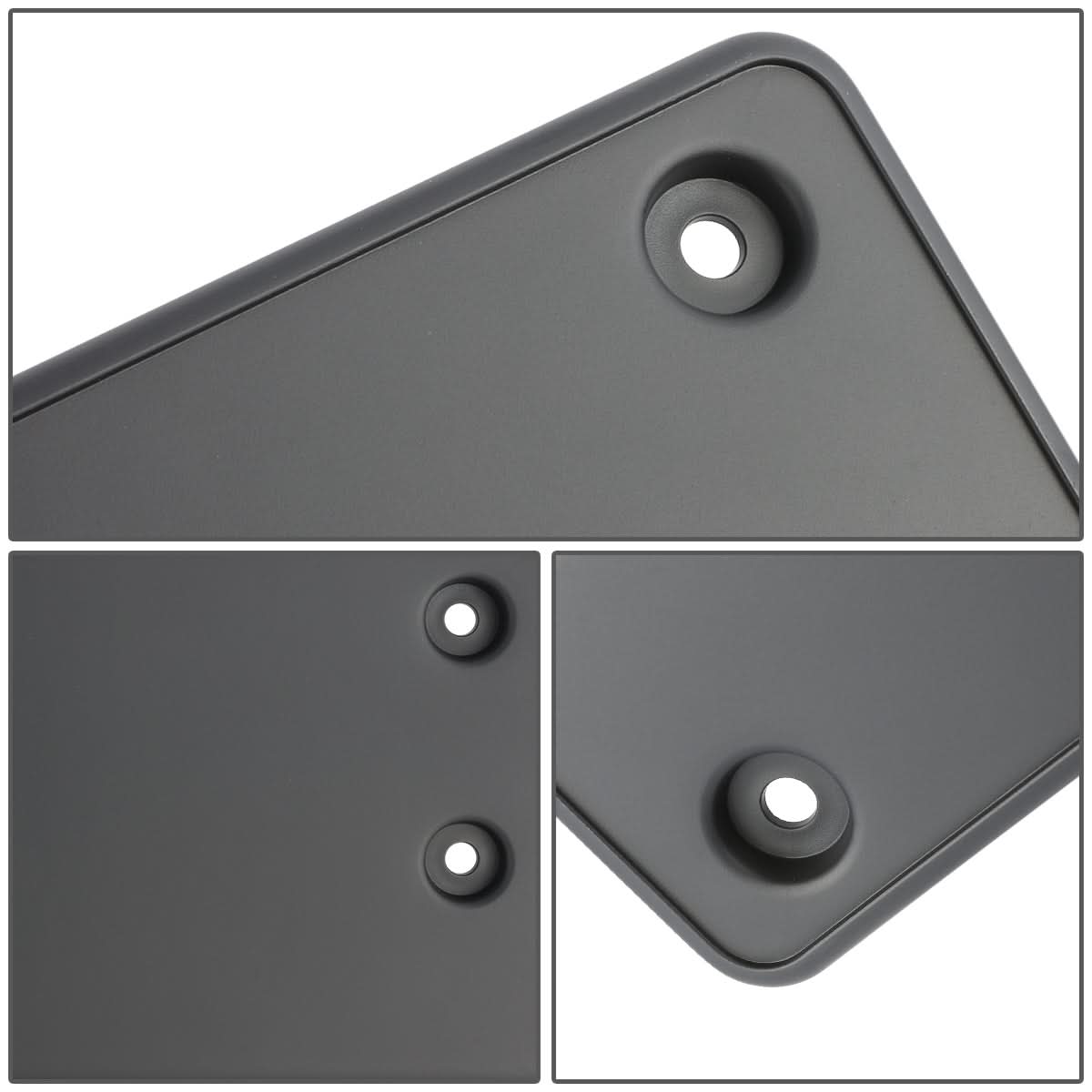 18-21 Volkswagen Tiguan Front License Plate Mounting Bracket - Black