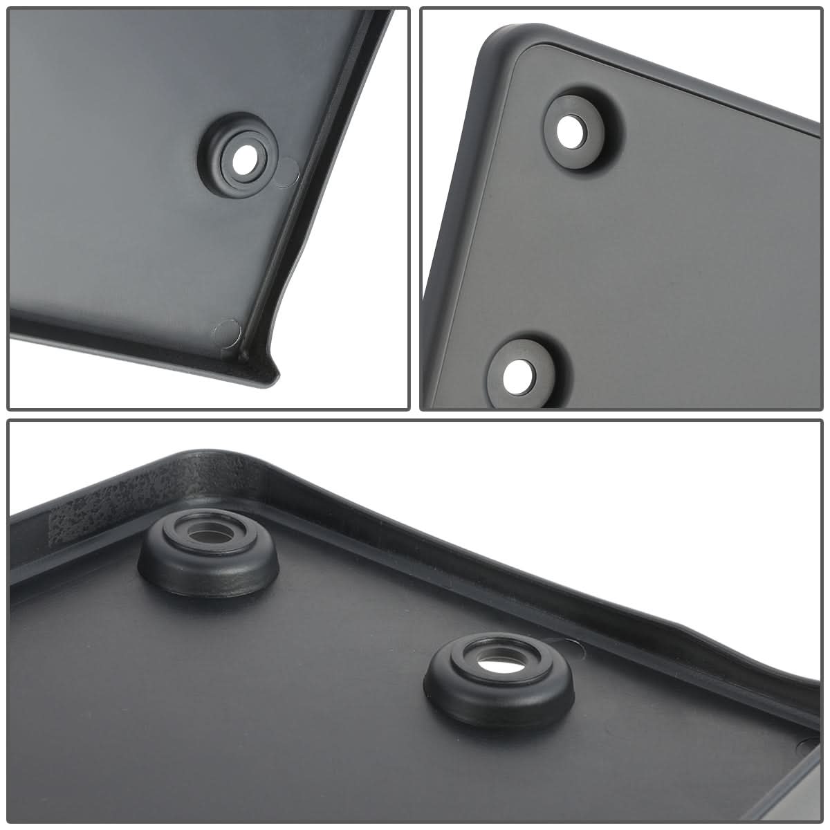 18-21 Volkswagen Tiguan Front License Plate Mounting Bracket - Black