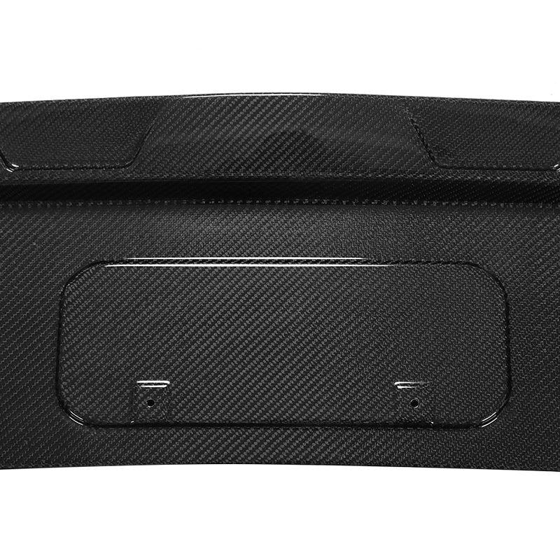 2020-2025 Chevrolet Corvette C8 Gloss Black License Plate Carbon Fiber