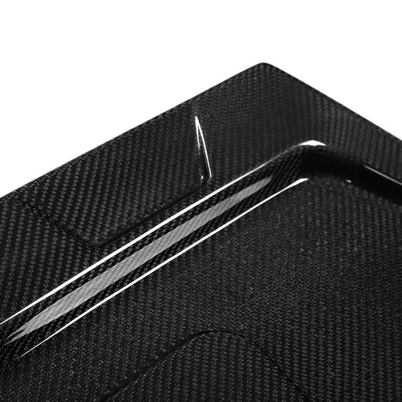 2020-2025 Chevrolet Corvette C8 Gloss Black License Plate Carbon Fiber