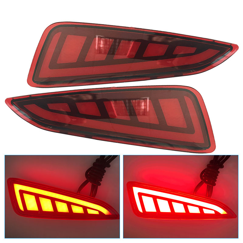 2018-2022 Toyota C-HR V2 Style Red Lens 2PCS Brake Tail Lights Lamps
