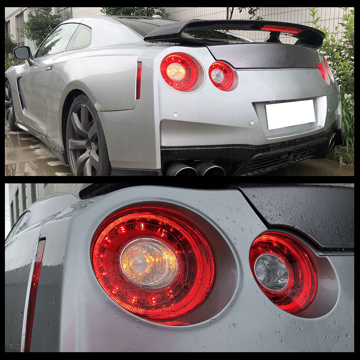2009-2024 Nissan R35 GTR Red LED Tail Lights