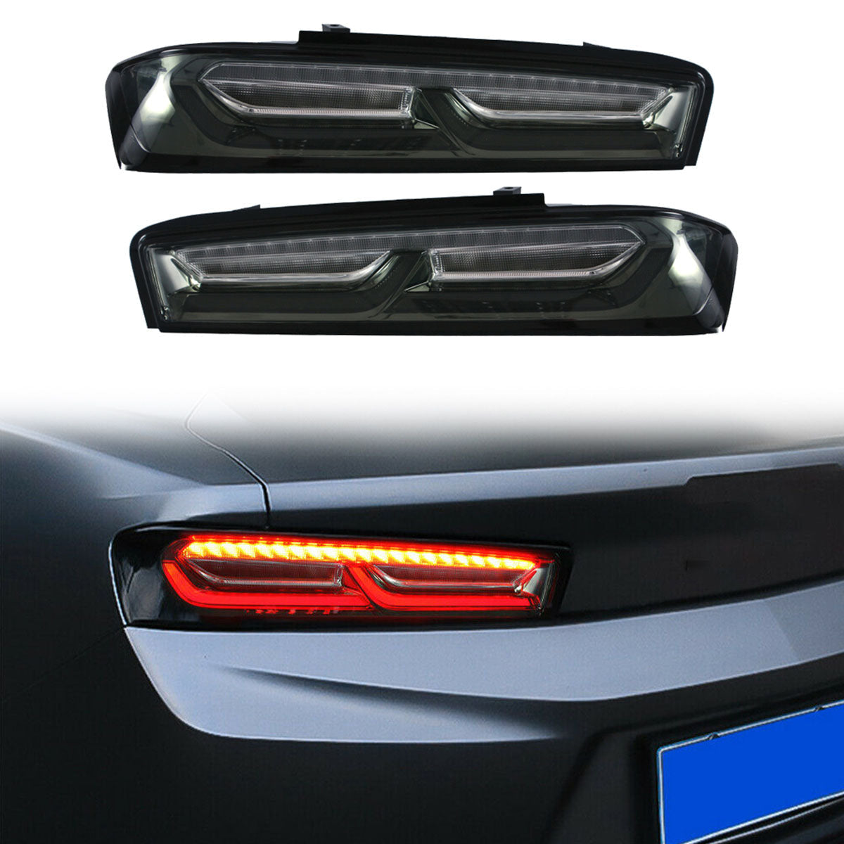 2016-2018 Chevy Camaro Sequential Turn Signal Tail Lights 2PC