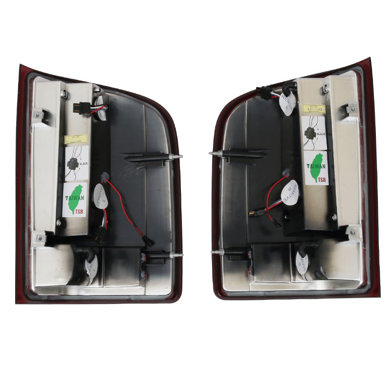 Fits 07-13 Chevy Silverado LED C Tail Light Housing Red Smoke Lens