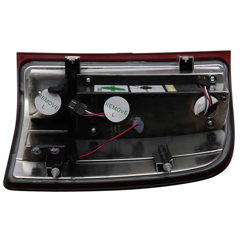 Fits 07-13 Chevy Silverado LED C Tail Light Housing Red Smoke Lens