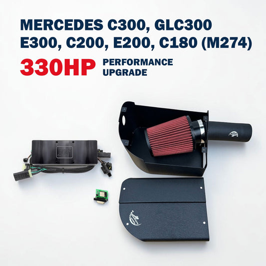 330HP Performance Upgrade For M274 2.0L Mercedes C300, GLC300, E300, C200, E200, C180 | Palenon Performance