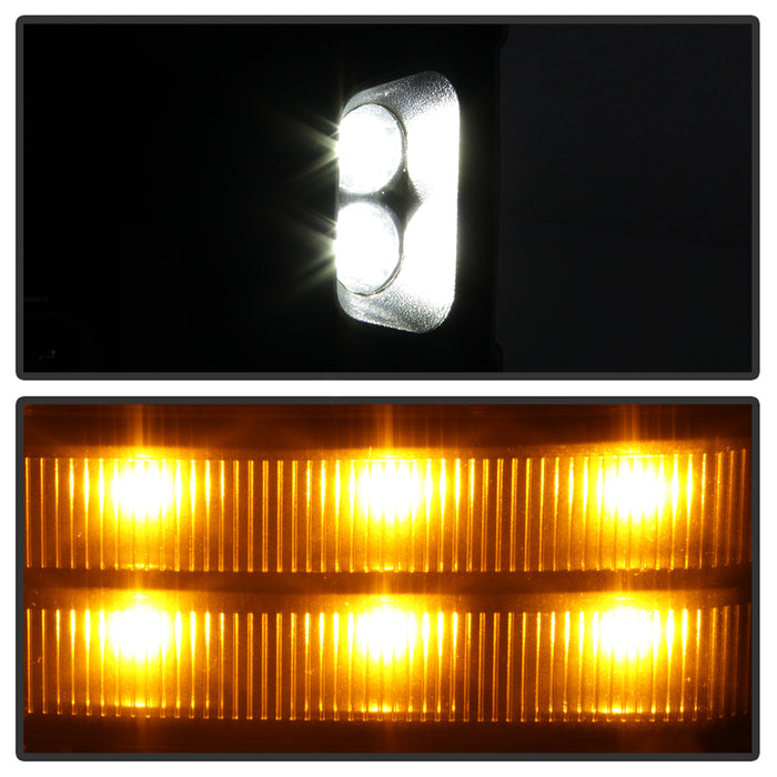 SPYDER xTune Chevy Silverado 14-16 Heated Amber LED Signal Mirror Chrome MIR-CSIL14S-G3C-PWH-AM-SET 9936777