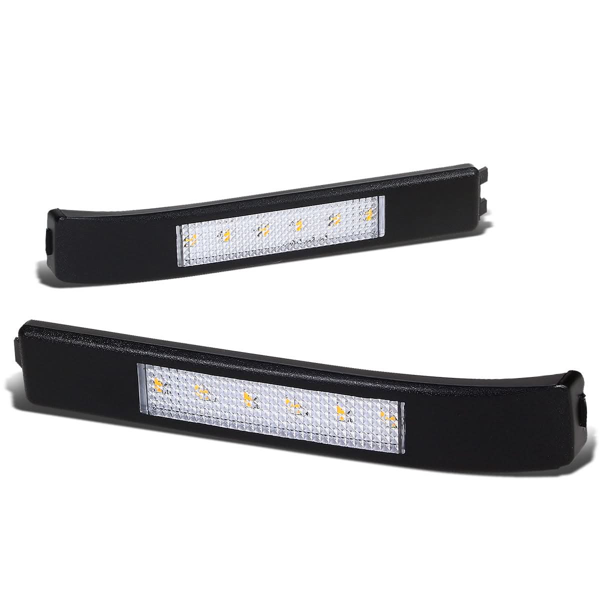2009-2014 Ford F-150 Towing Mirror Side Lights - Chrome/Amber LED Pair