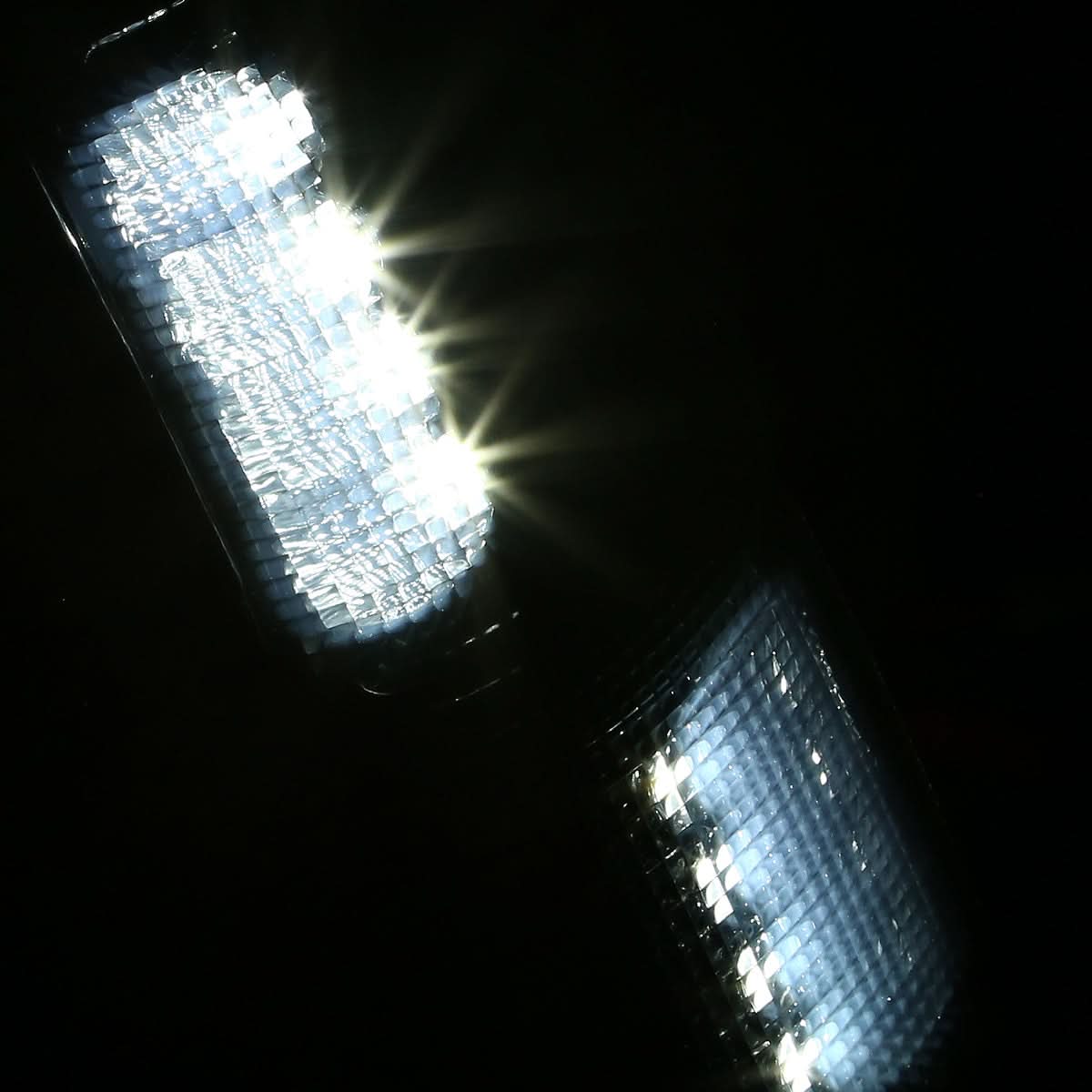 00-07 Ford F-250 F-350 Towing Mirror Side Lights - Smoke White LED