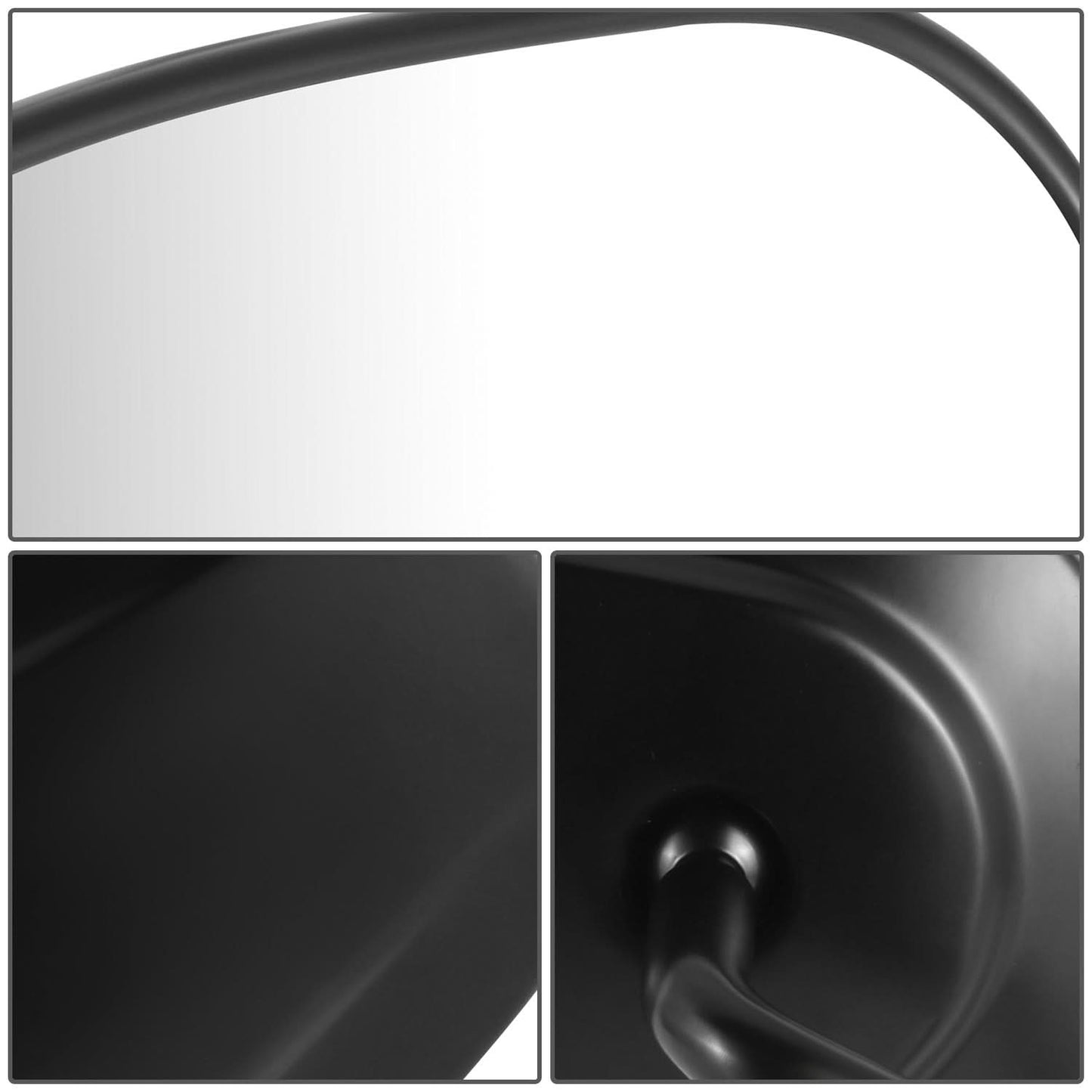 Universal Motorcycle Rearview Mirror Black