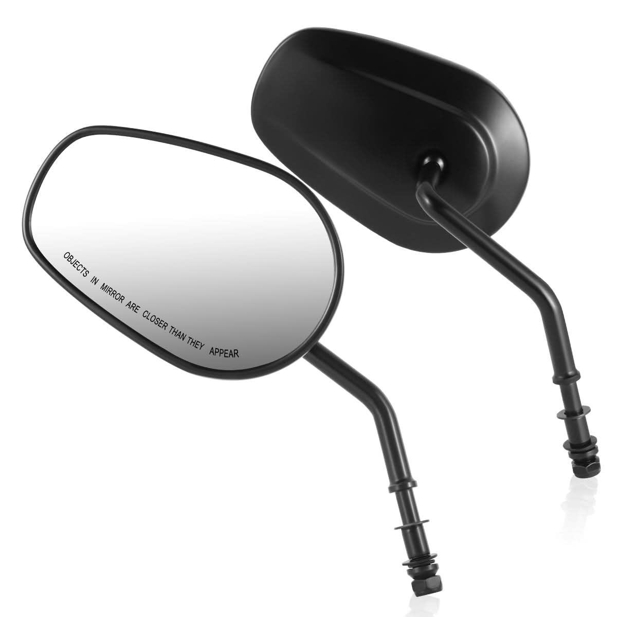 Universal Motorcycle Rearview Mirror Black