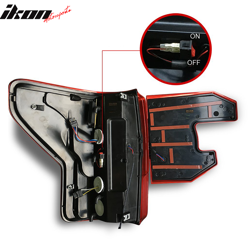 2007-2013 Toyota Tundra Sequential Smoke Lens Housing Tail Lights