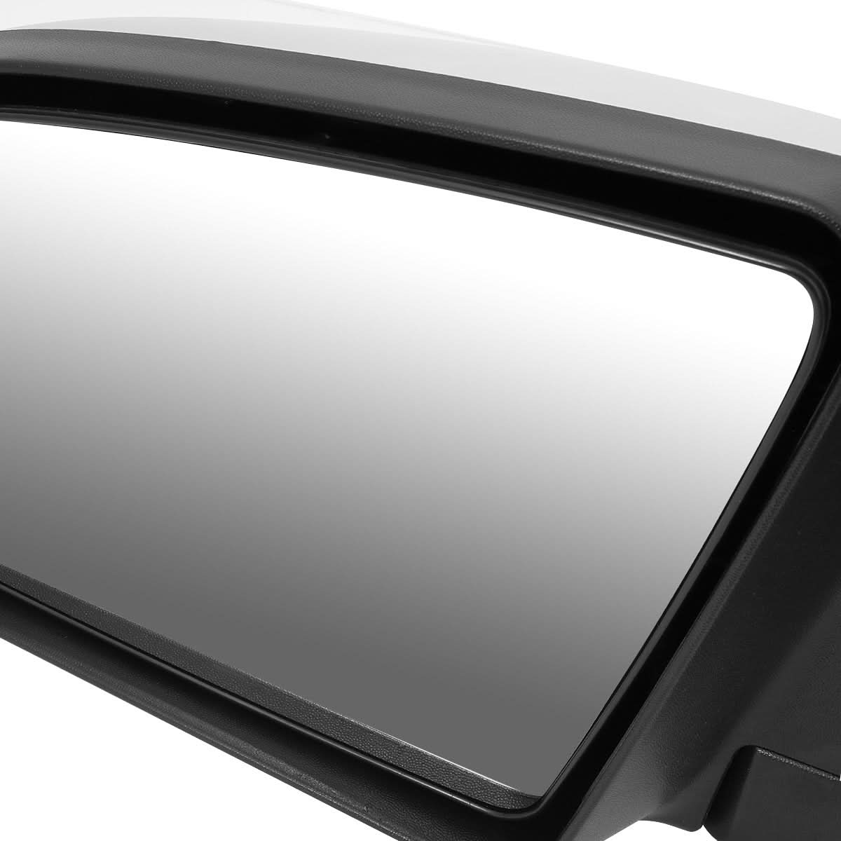 07-16 Toyota Tundra QE Style Manual Side Mirror - Chrome