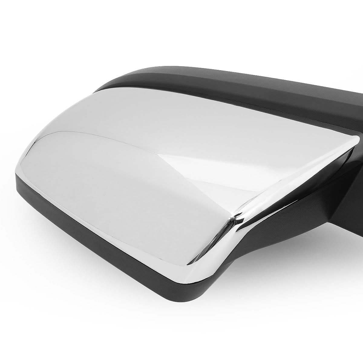 07-16 Toyota Tundra QE Style Manual Side Mirror - Chrome