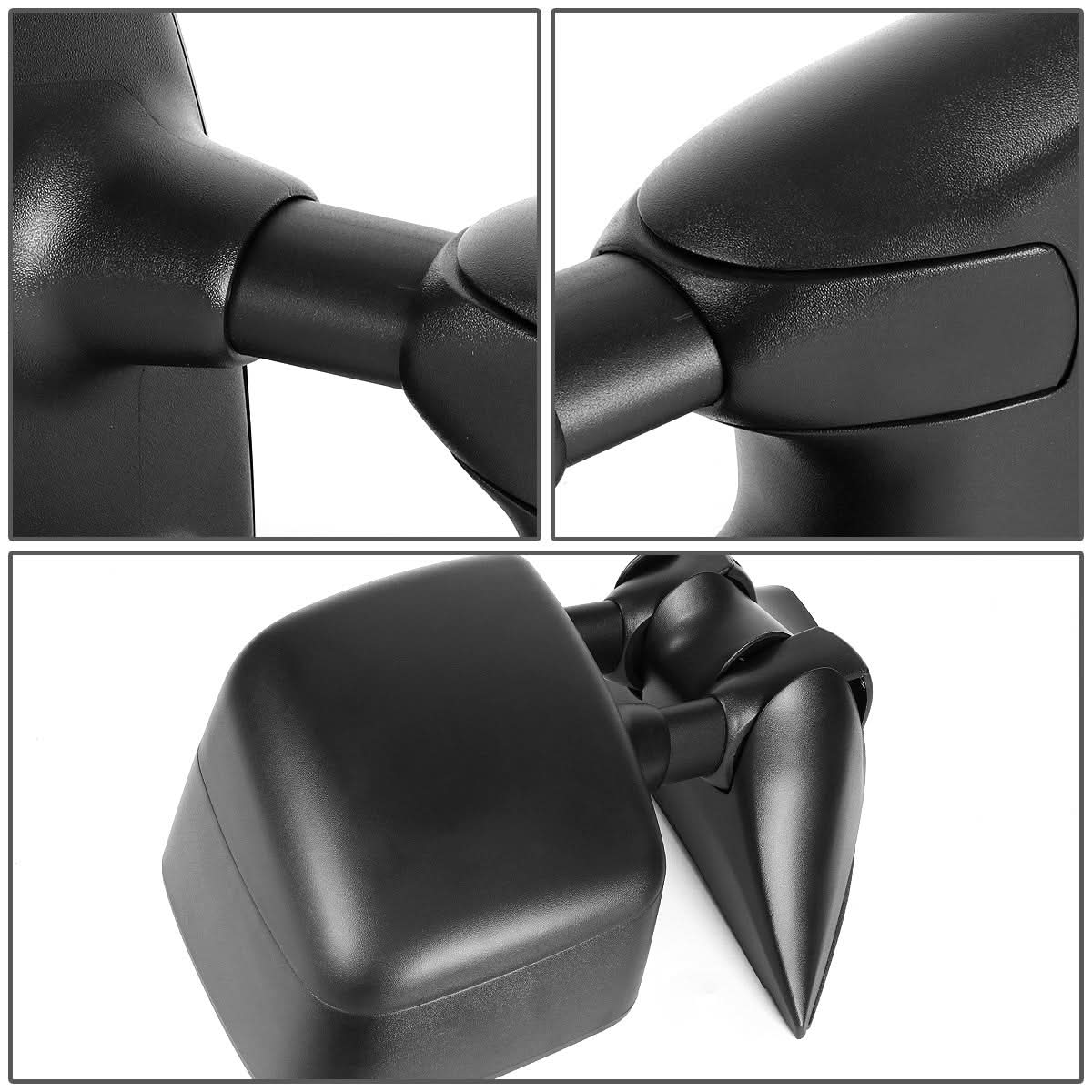 04-13 Nissan Titan Manual Side Mirror - Left Black