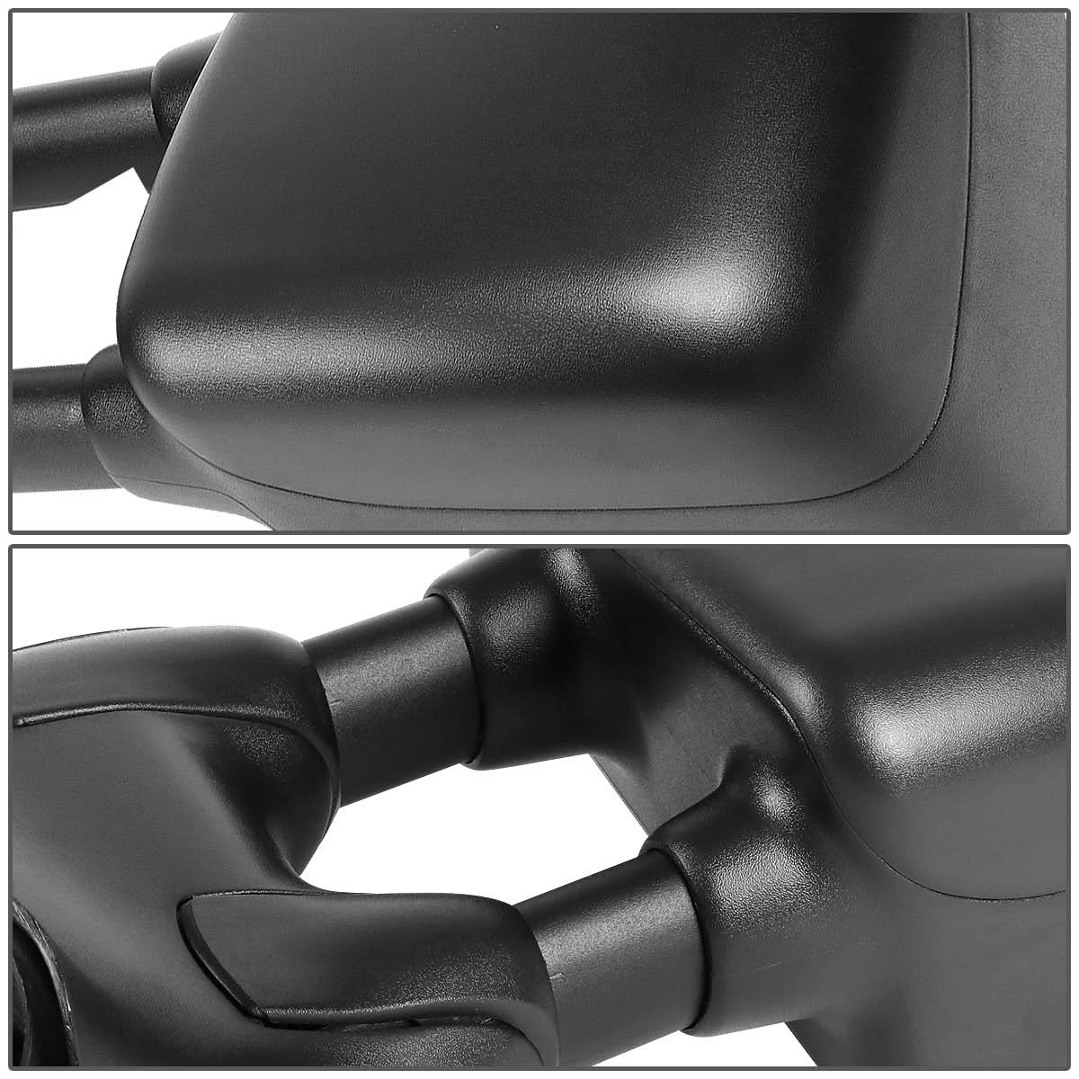 2005-2015 Nissan Frontier Manual Side Mirror - Left Black