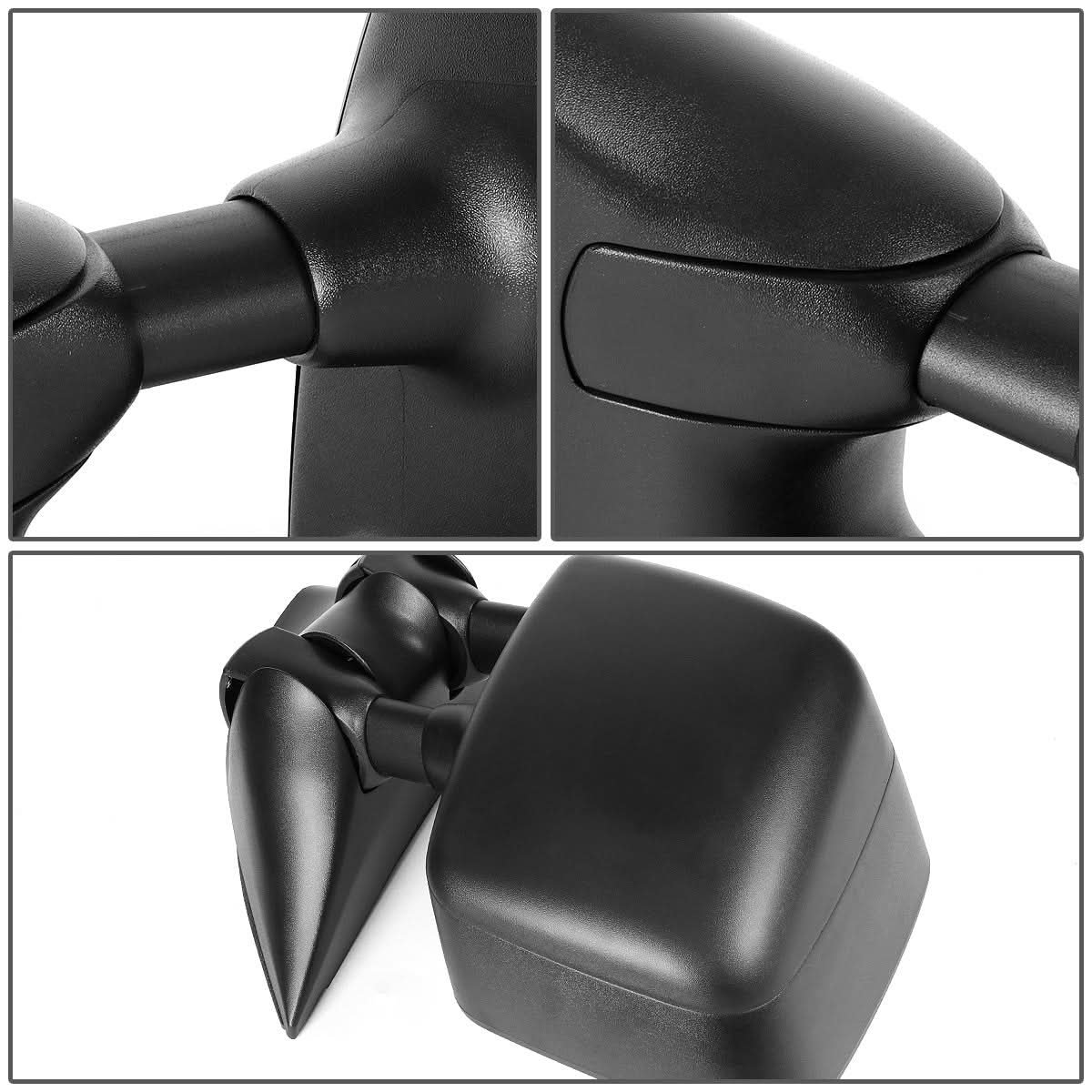 2005-2015 Nissan Frontier Manual Side Mirror - Right Black