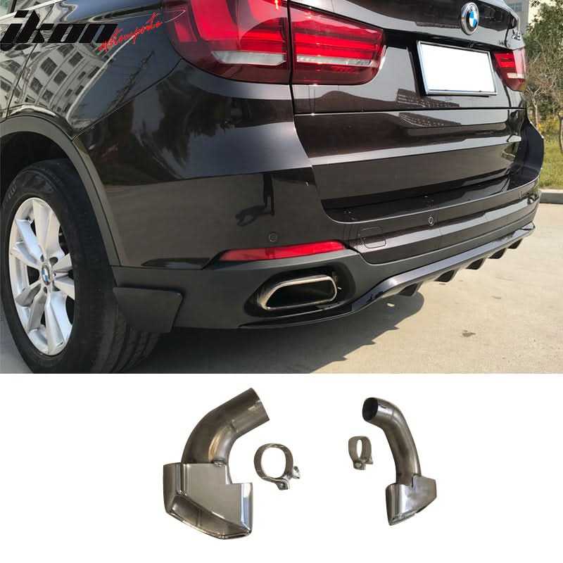 2014-2017 BMW F15 X5 Base MP Style Front + Rear Kits + Muffler Tips