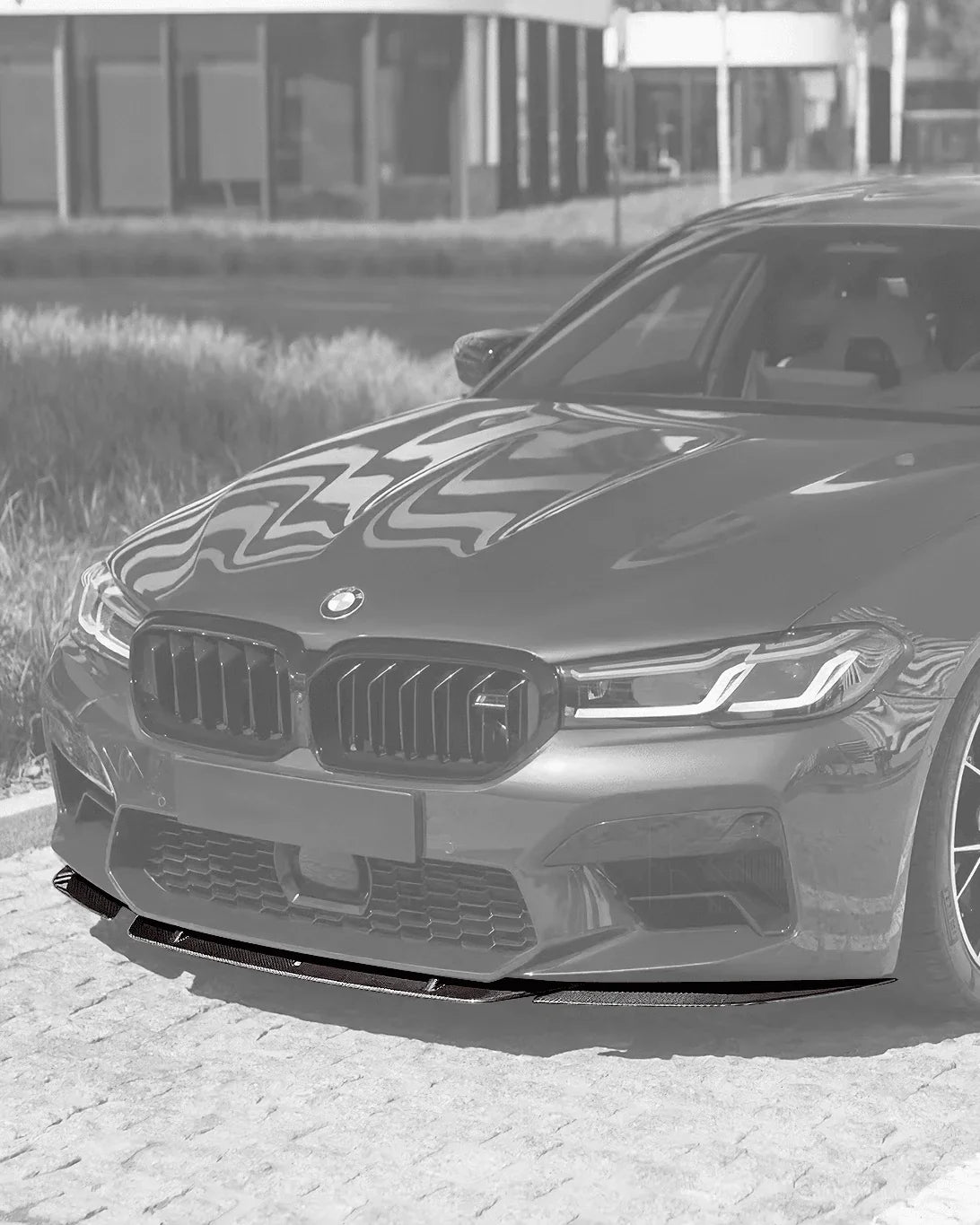 BMW 5 Series F90 M5 LCI ST Style Carbon Fiber Front Lip (2020+)
