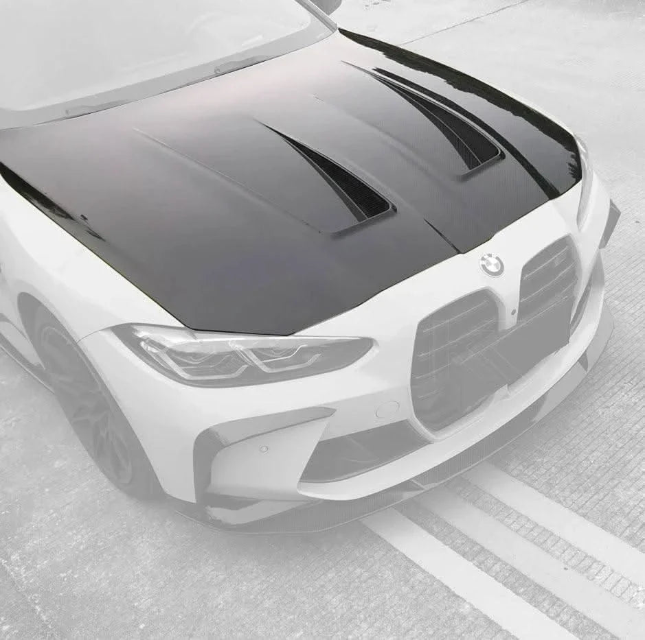 BMW 3 Series G80/G81 M3 & 4 Series G82/G83 M4 A Style Carbon Fiber Front Hood (2019+)