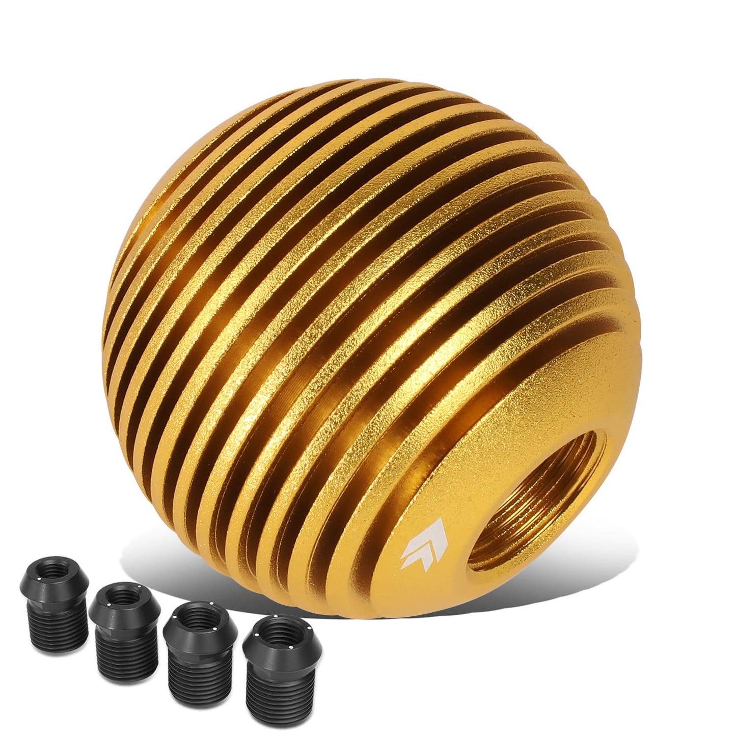 Heatsink Style Ball Shift Knob - 50MM - Gold