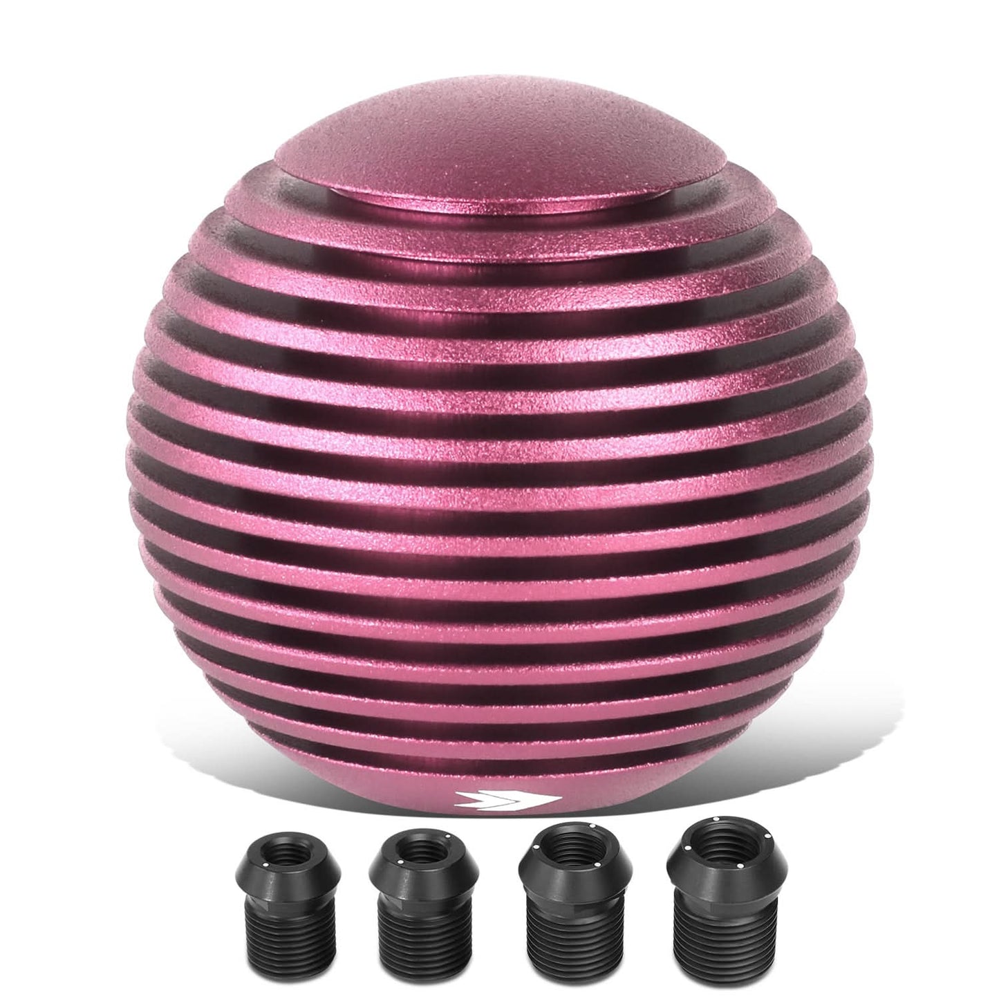 Universal Heatsink Style Ball Shift Knob 50MM Pink