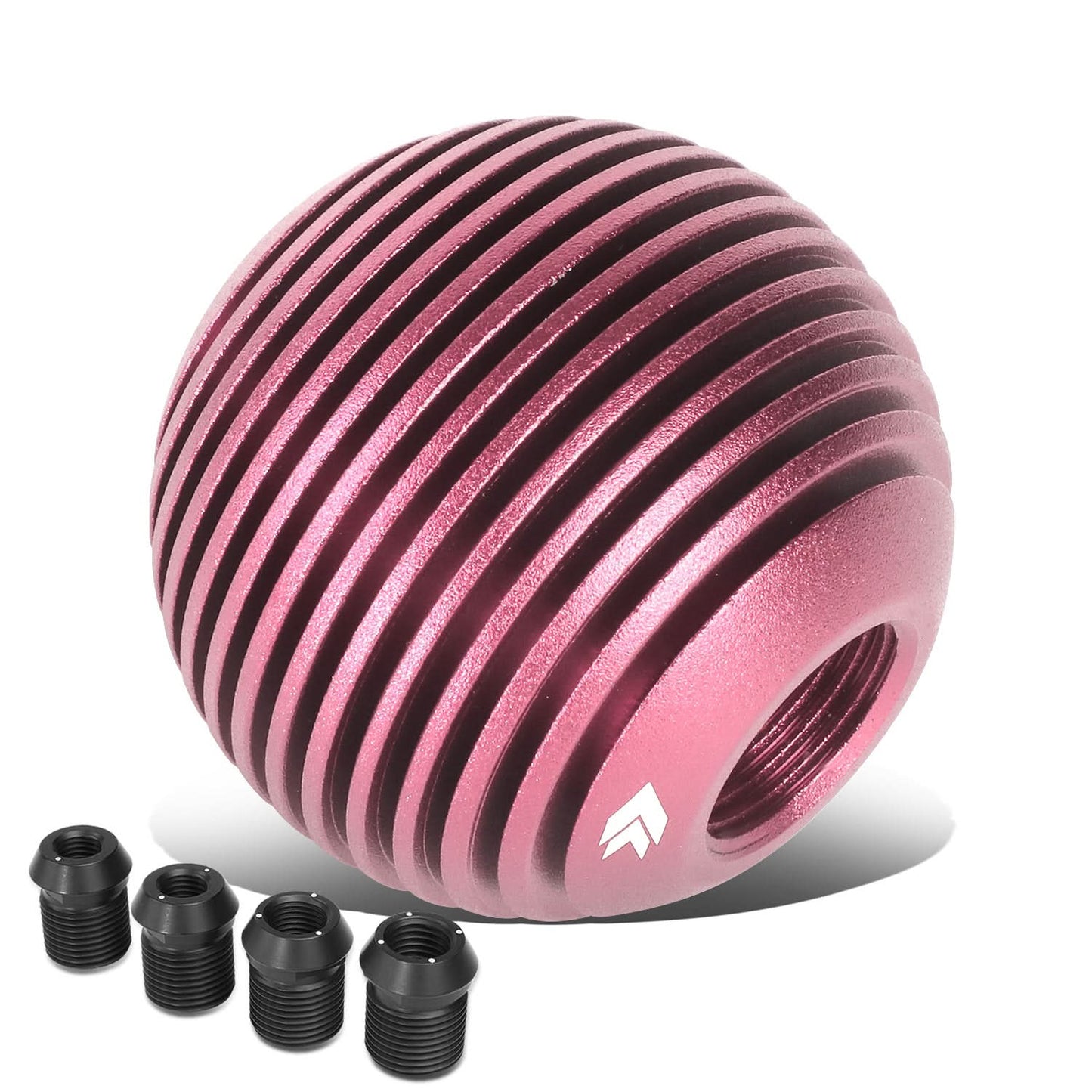 Universal Heatsink Style Ball Shift Knob 50MM Pink