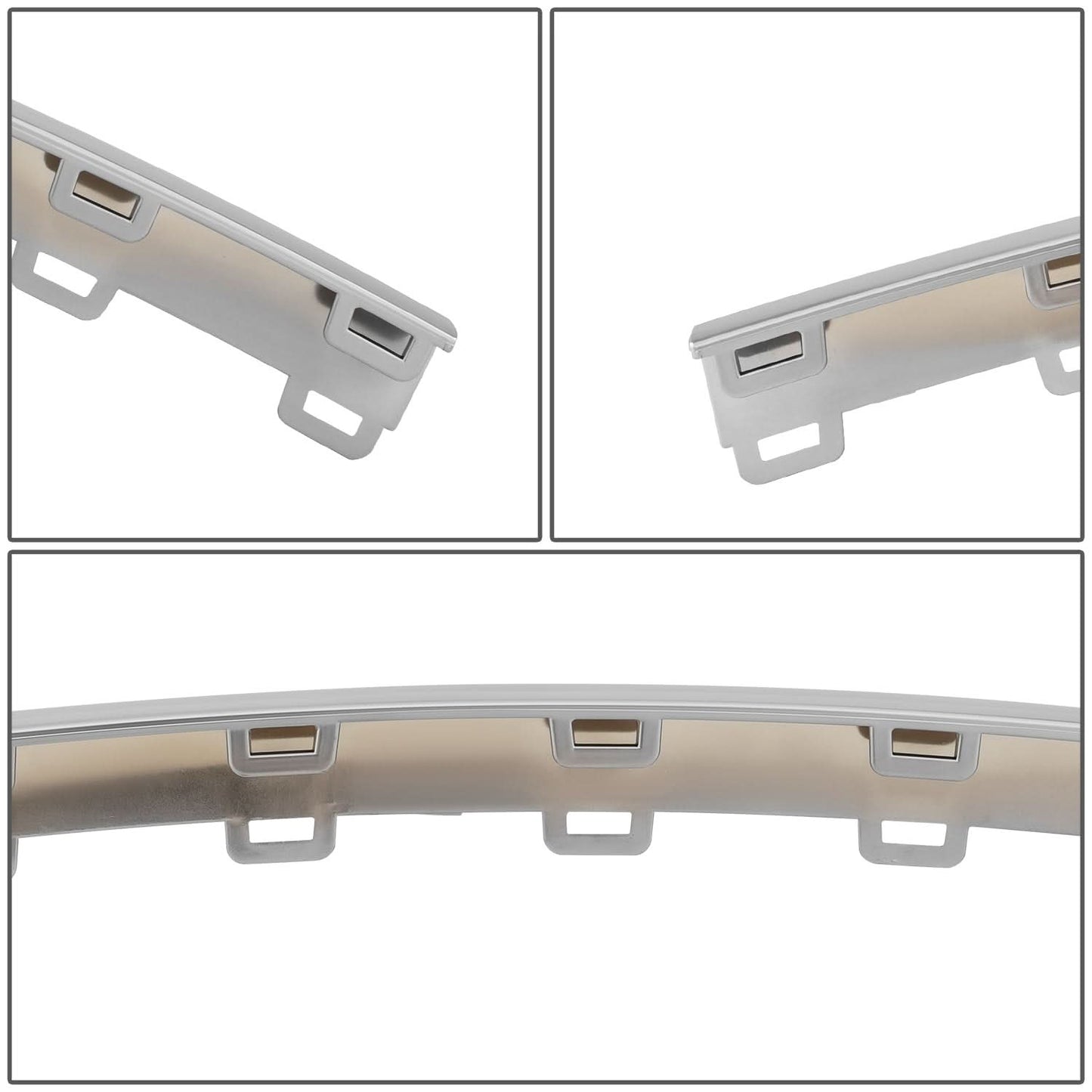 2013+ Acadia Front Bumper Molding Chrome Bright Bracket
