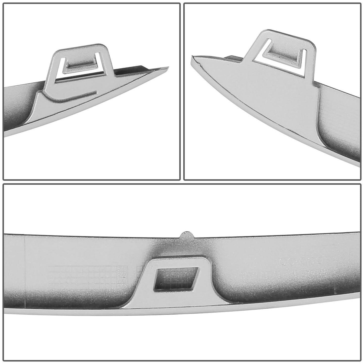 2010+ BMW F10 F11 Front Right Bumper Trim Grille Molding Primed Silver
