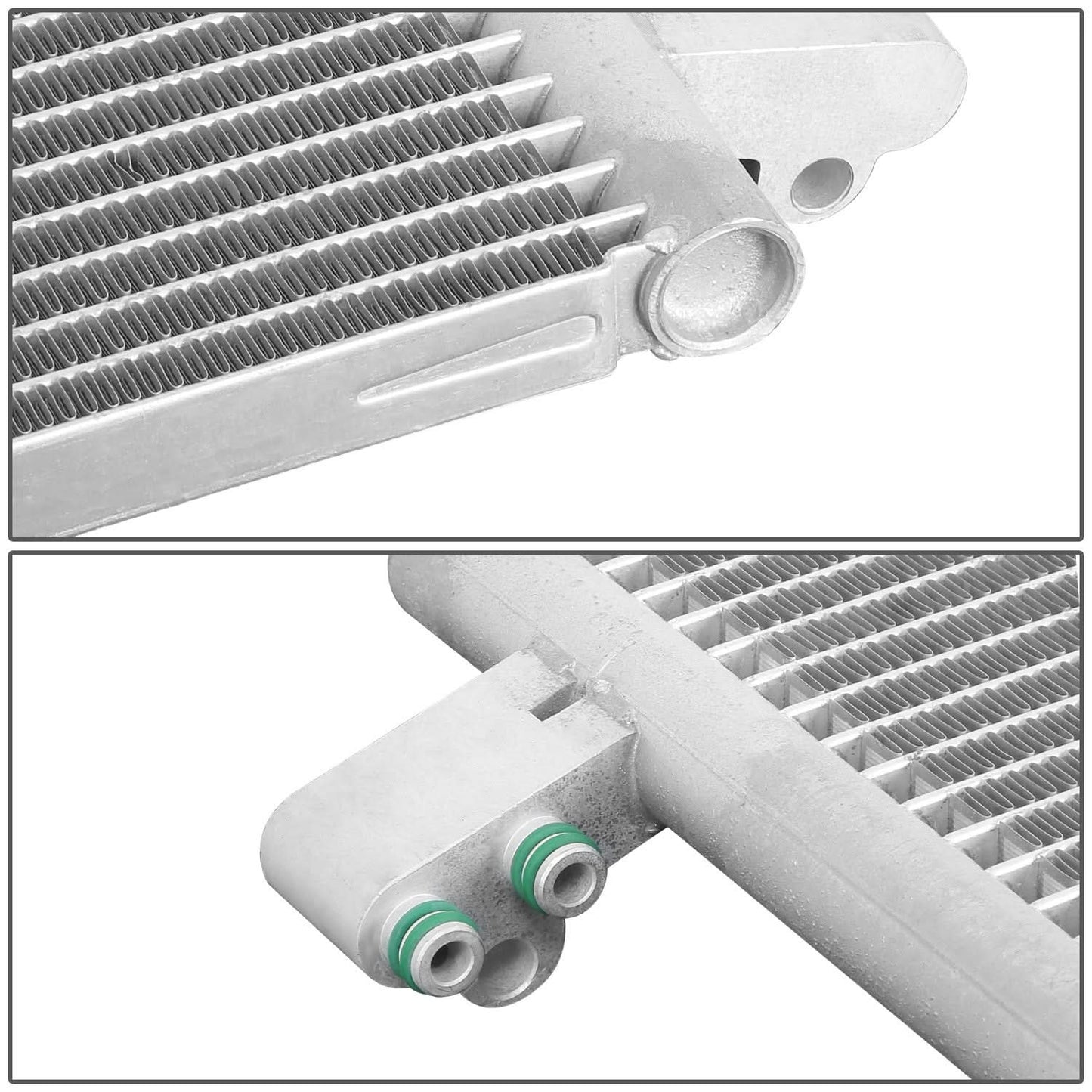 2007-2011 Jeep Wrangler AC Condenser - Manual Transmission - Aluminum