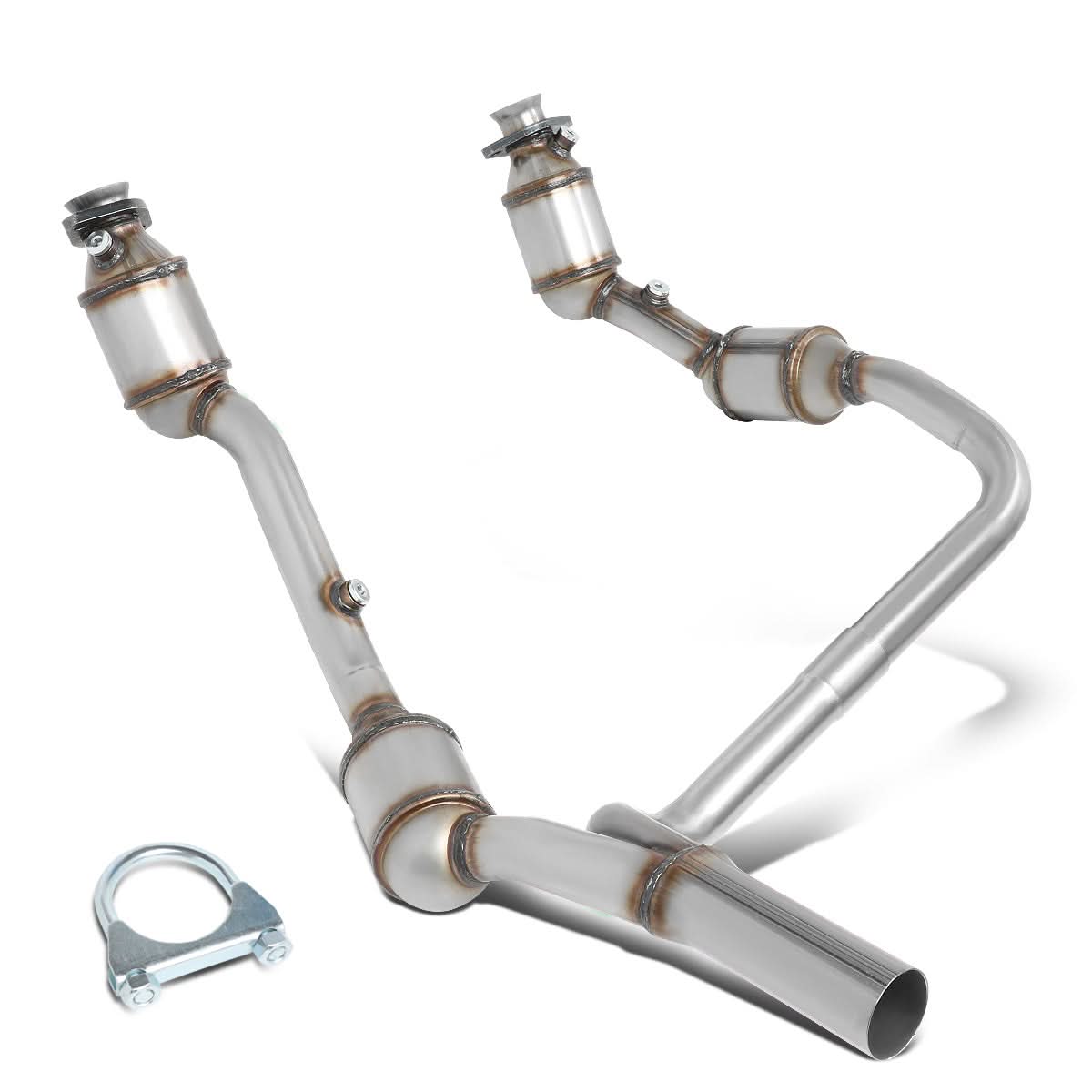 07-09 Jeep Wrangler 3.8L Catalytic Converter Y-Pipe