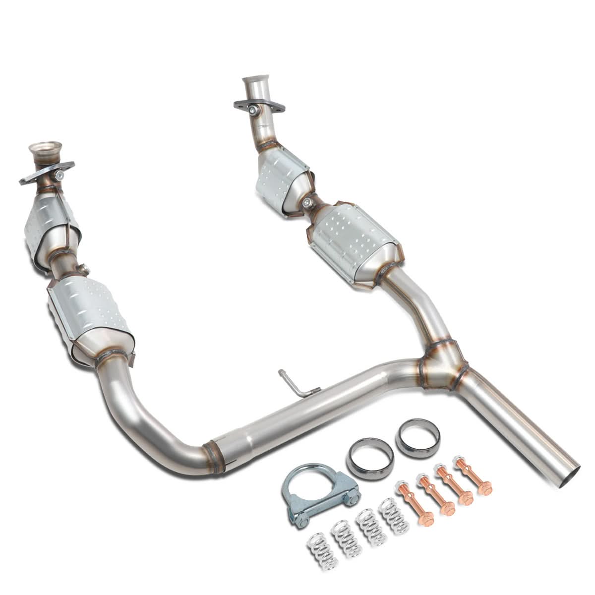 04-06 Ford F-150 / 06 Lincoln Mark LT 5.4L Y-Pipe Catalytic Converter