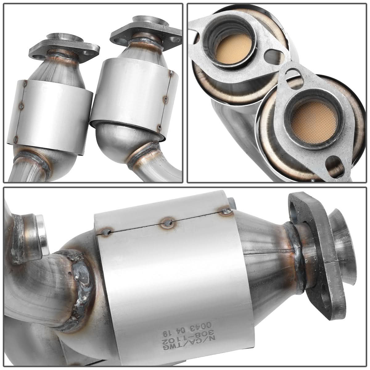 2004-2006 Jeep Wrangler 4.0L Catalytic Converter Y-Pipe