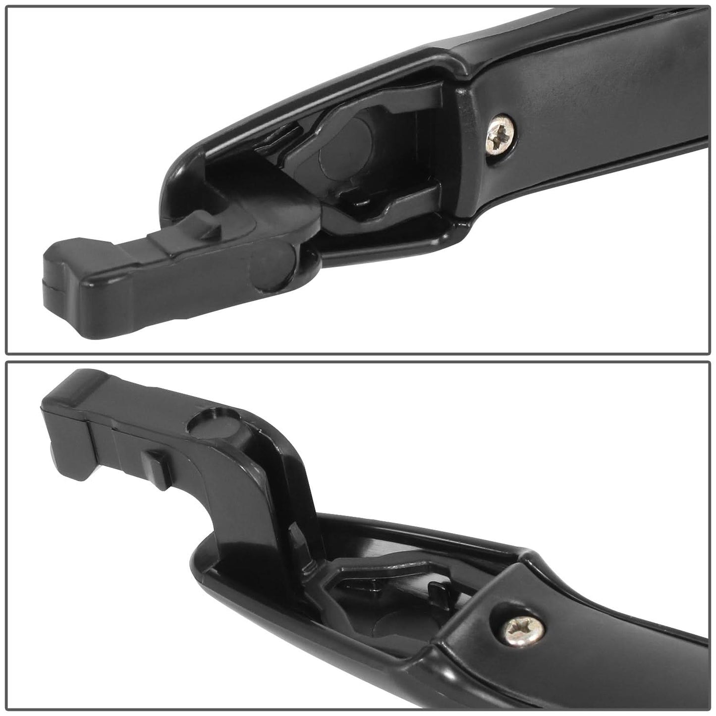 08-17 Mitsubishi Lancer Door Pull Handle Rear Left w/ Primed Cover