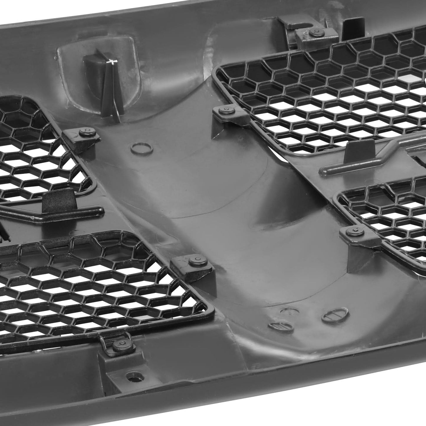 2002-2005 Dodge Ram Black Honeycomb Mesh Grille Assembly