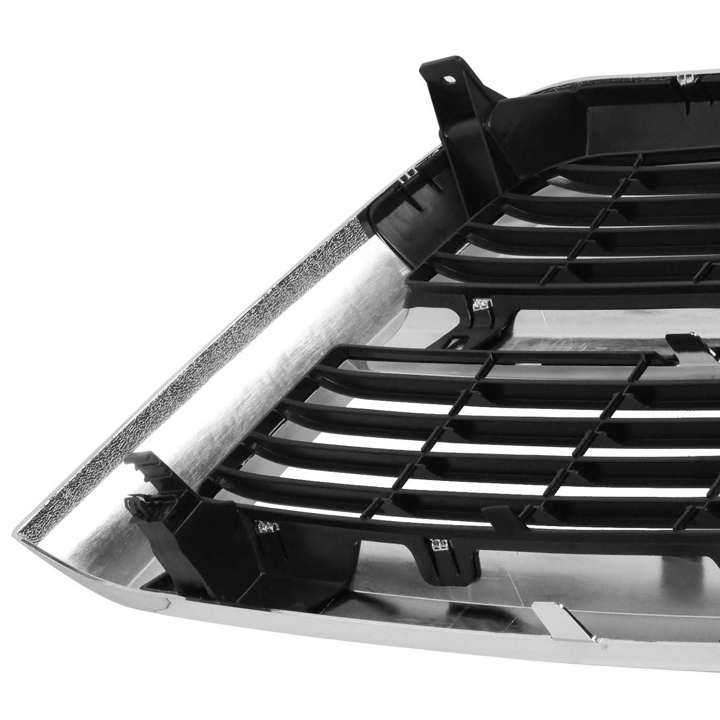 2009-2018 Dodge Ram Black w/ Chrome Frame Front Grille Assembly