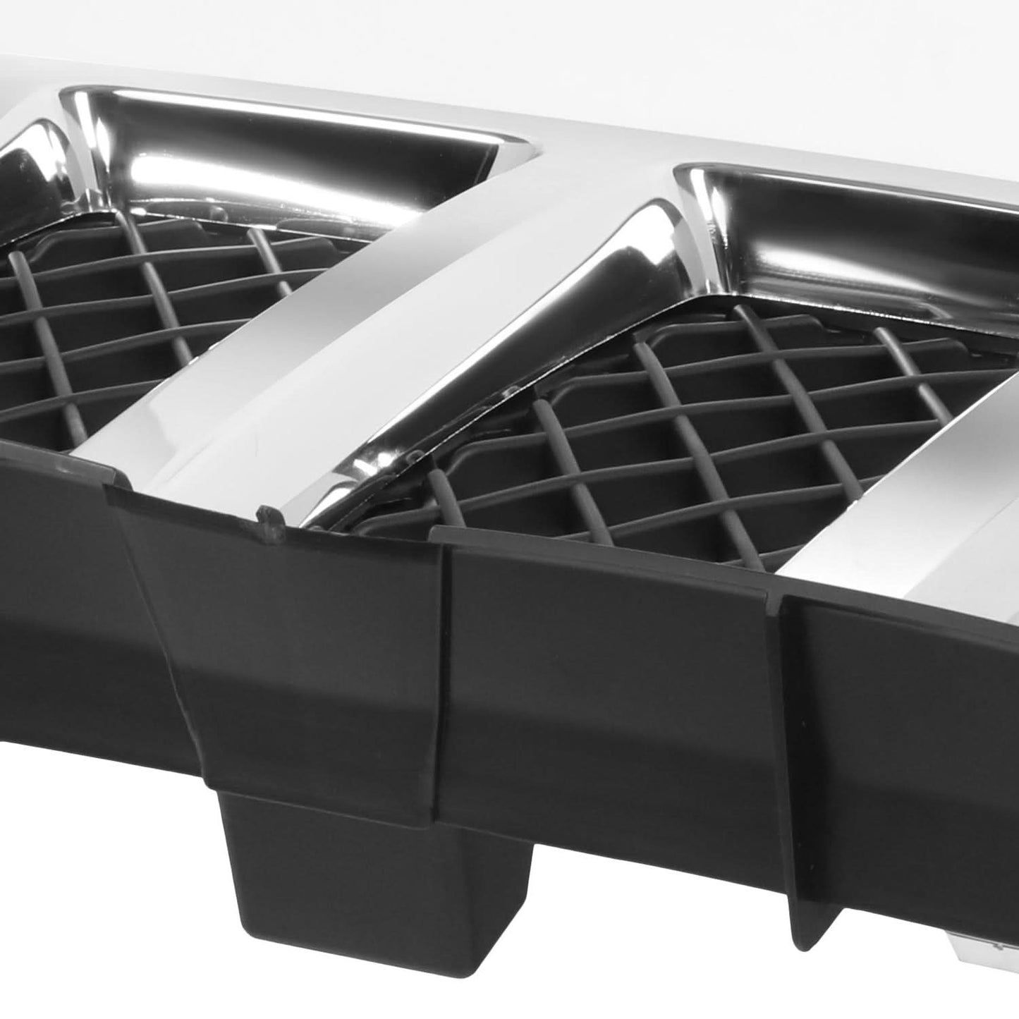 2011-2013 Jeep Grand Cherokee Overland Style Front Grille Chrome