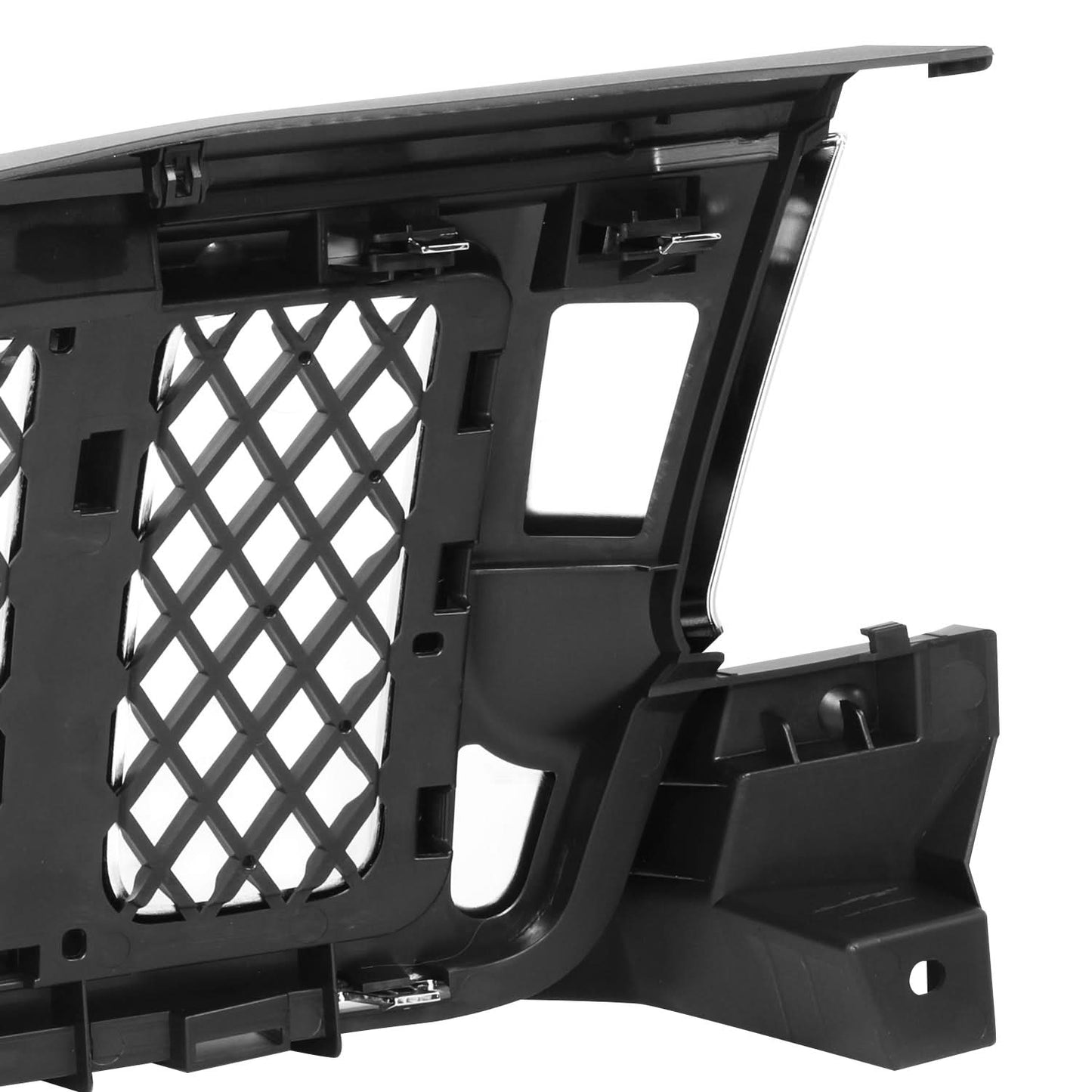 2011-2013 Jeep Grand Cherokee Overland Style Front Grille Chrome