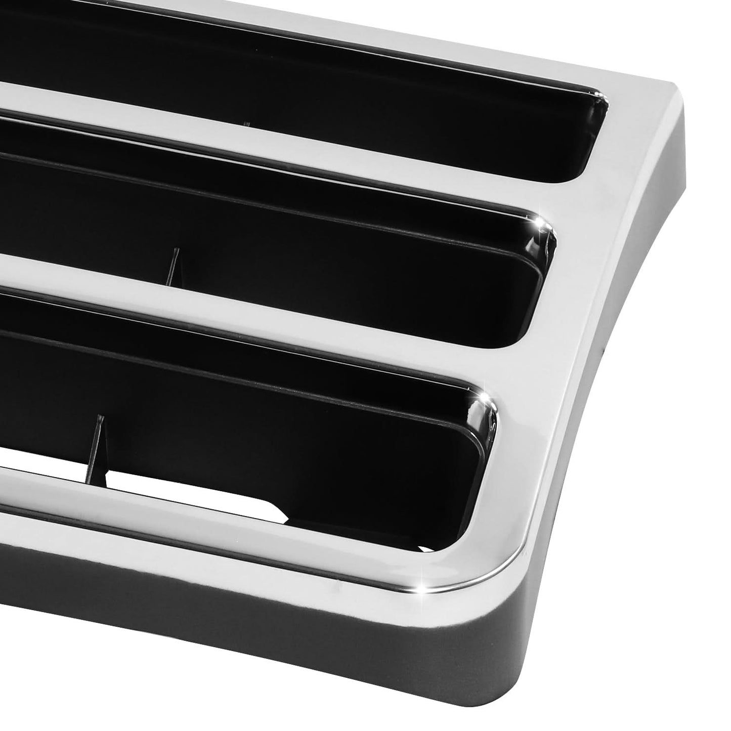 1987-1991 Ford F150 Chrome/Dark Argent Grille Assembly