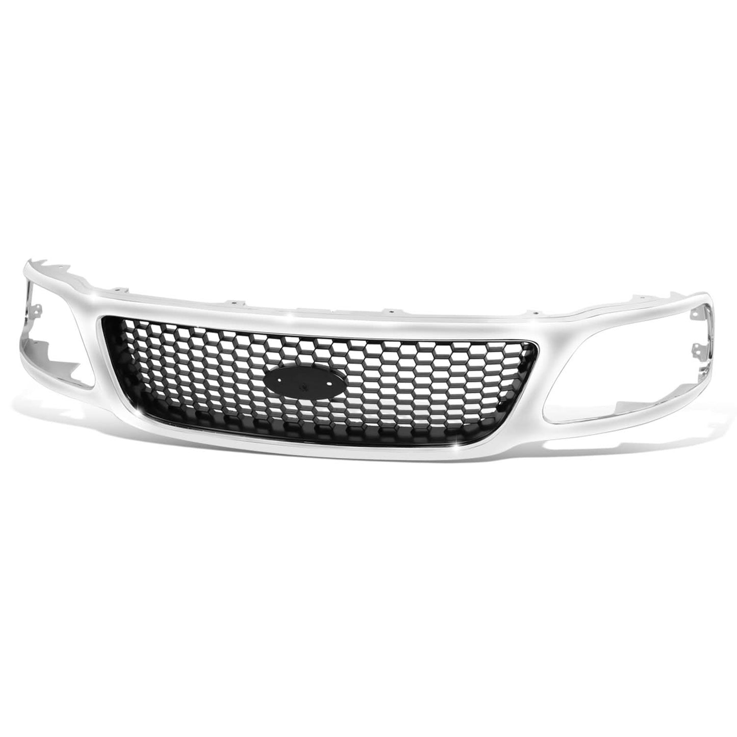1997-2003 Ford F-150 Honeycomb Front Grille Black Chrome