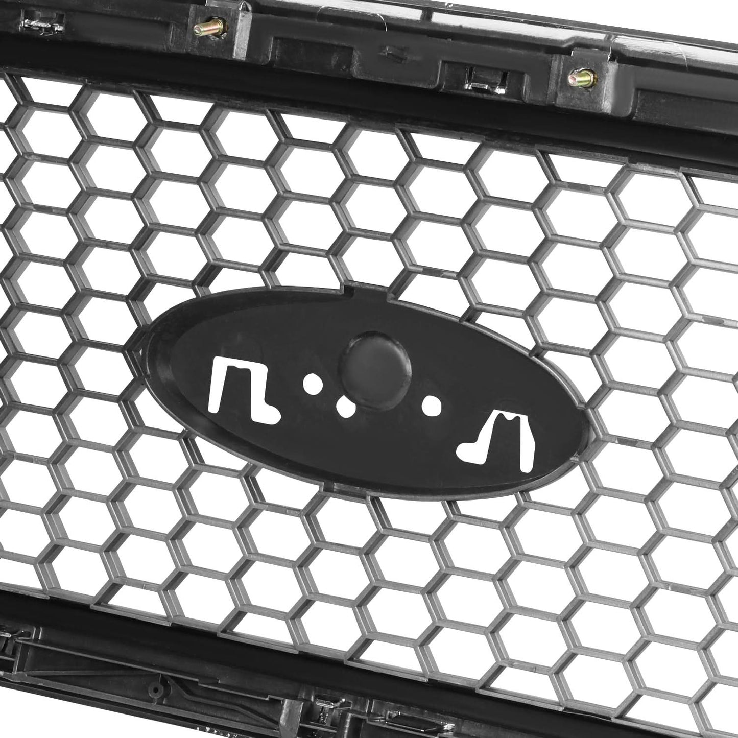 2004-2008 Ford F150 Lariat Style Front Grille Silver Chrome