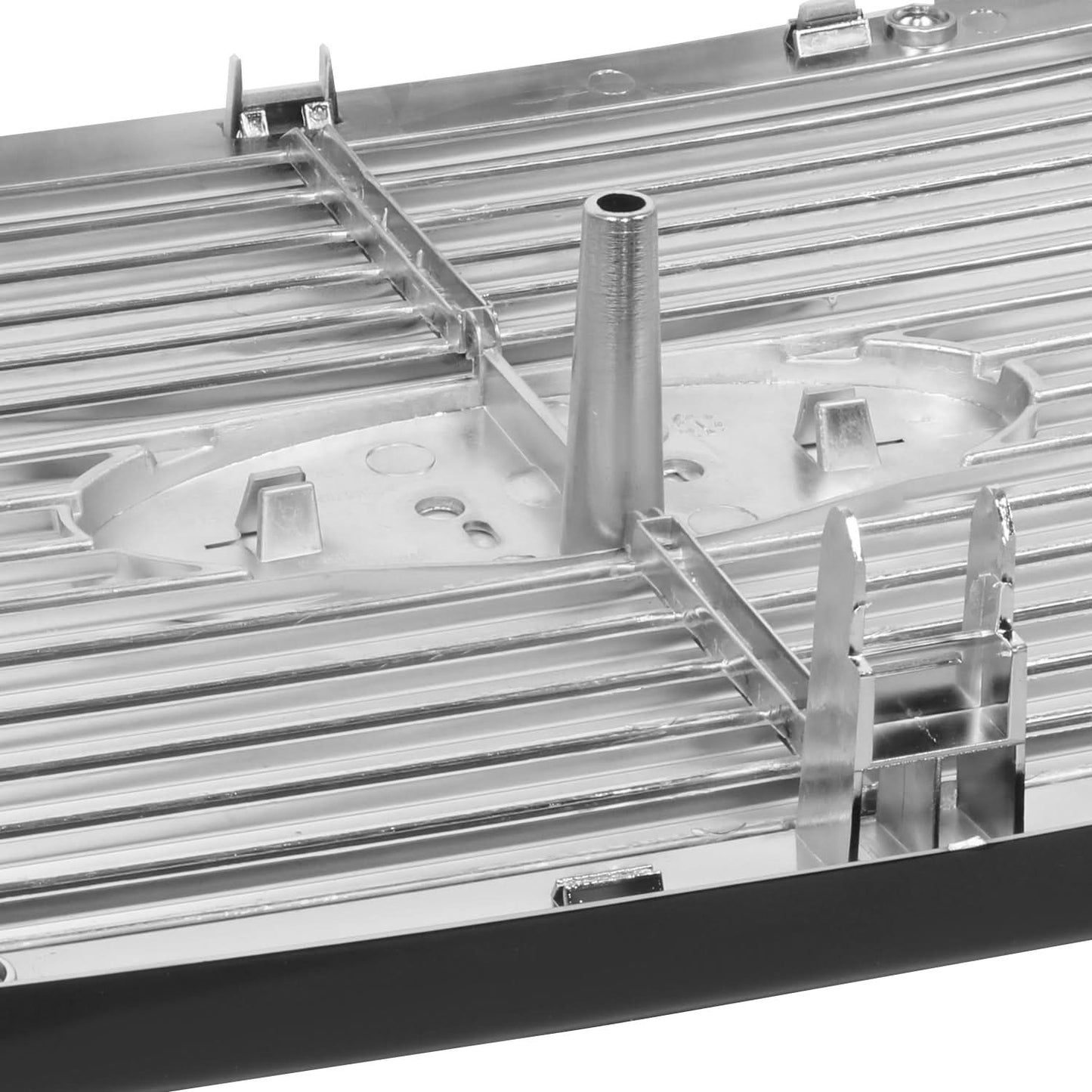 2005-2007 Ford F350 Super Duty Chrome Grille with Black Frame