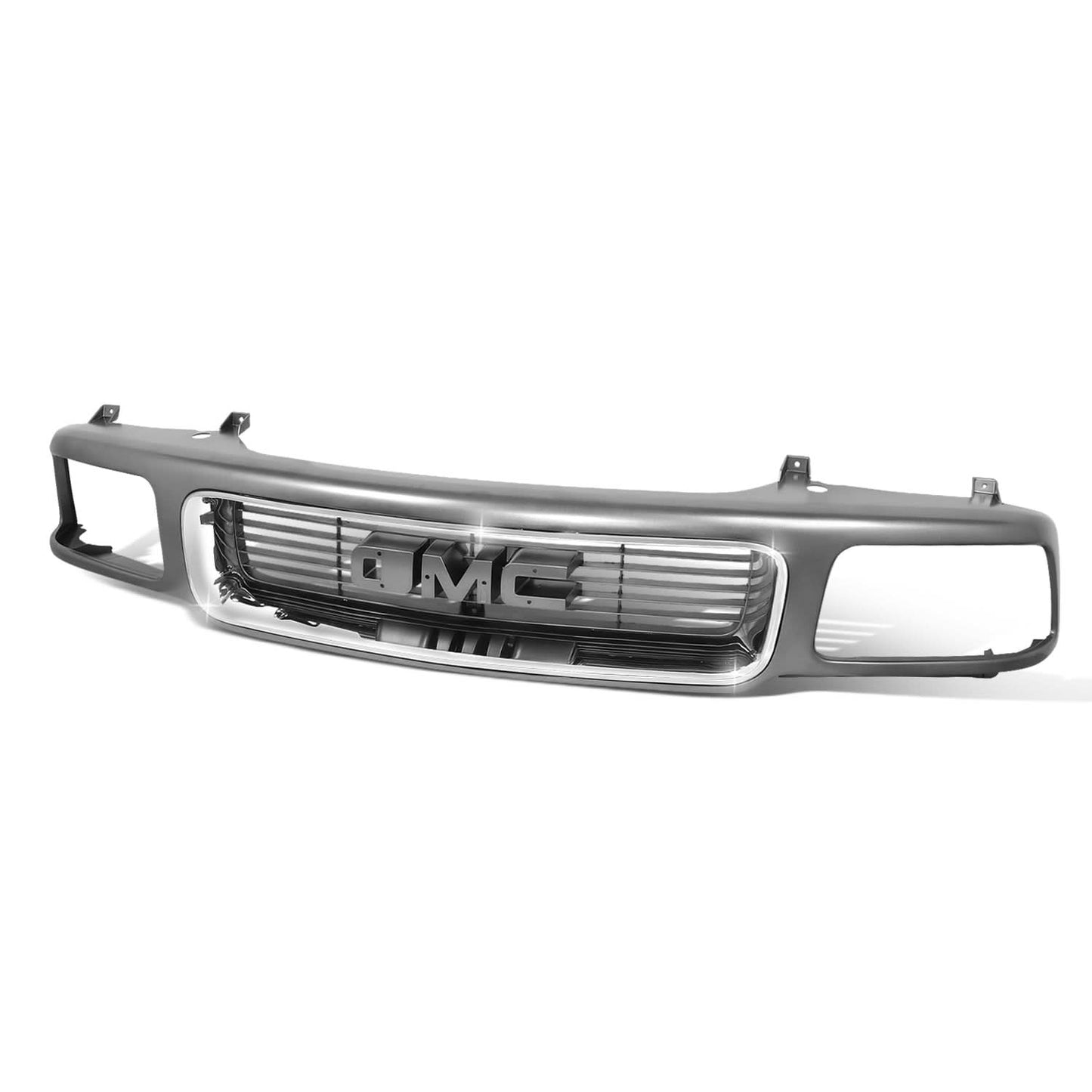 1994-2004 GMC Sonoma Chrome/Silver-Gray Front Grille Assembly