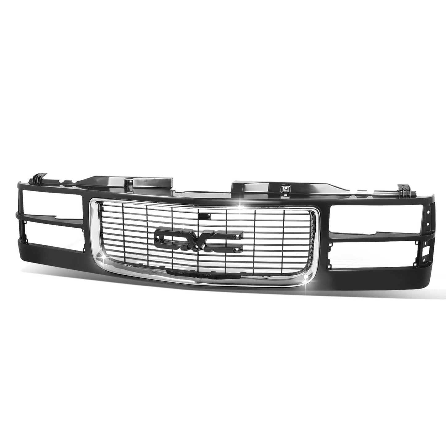 1988-2001 GMC C10 Chrome/Black Front Grille